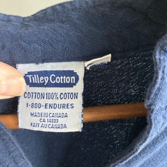 Vintage Tilley Cotton short sleeved shirt with elastic waistband - Picture 4 of 5